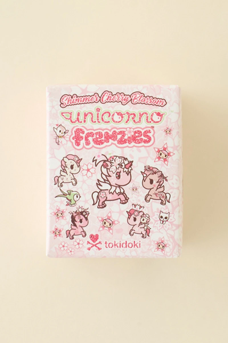 tokidoki Unicorno Frenziez Shimmer Cherry Blossom Blind Box Phone Charm