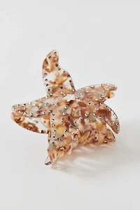 Starfish Shimmer Claw Clip