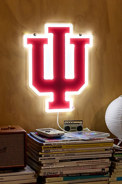 Indiana Hoosiers Logo LED Neon Sign