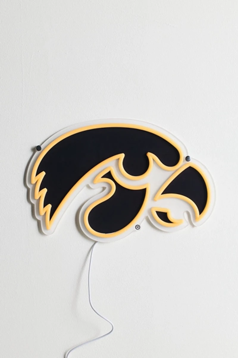 Iowa Hawkeyes Logo LED Neon Sign