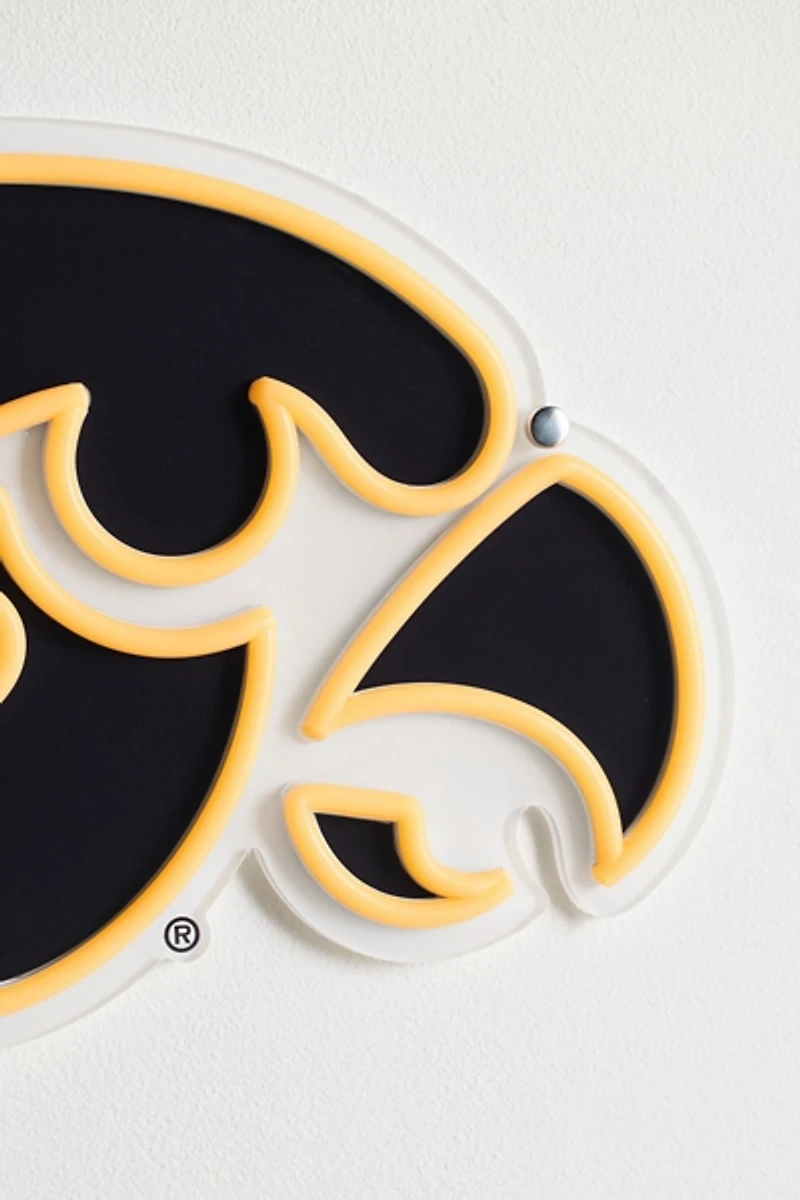 Iowa Hawkeyes Logo LED Neon Sign