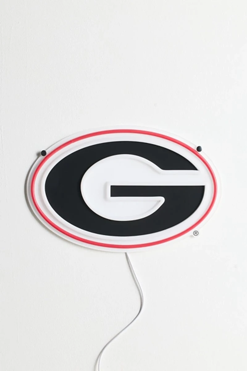Georgia Bulldogs Logo LED Neon Sign