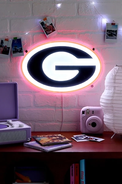 Georgia Bulldogs Logo LED Neon Sign