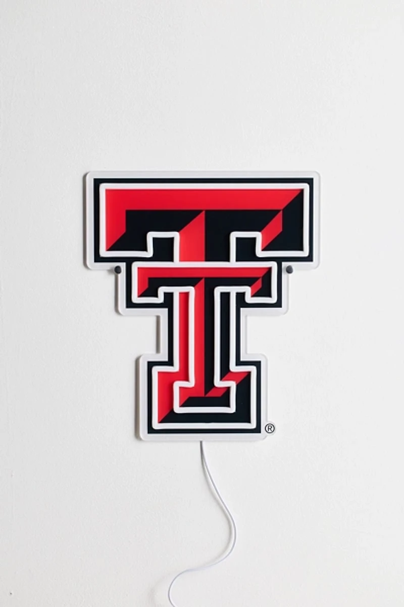 Texas Tech Red Raiders Logo LED Neon Sign