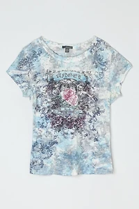 Vintage Y2k Burnout Graphic Tee