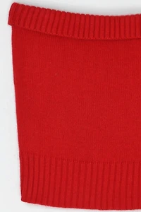Vintage Y2k Red Knit Tub Top