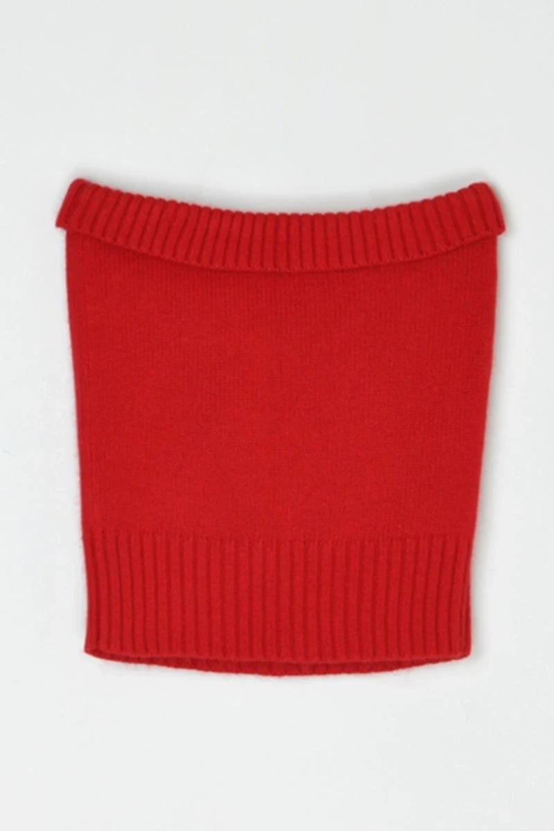 Vintage Y2k Red Knit Tub Top