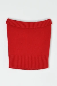 Vintage Y2k Red Knit Tub Top