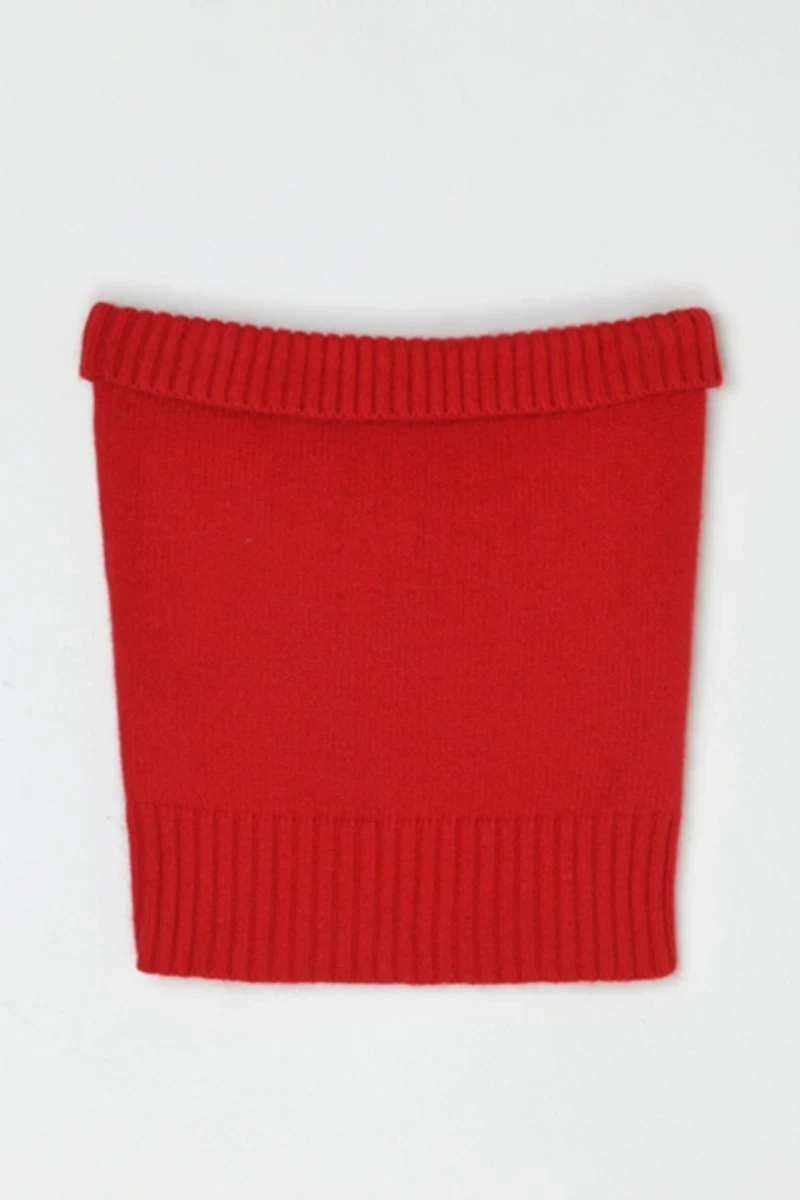 Vintage Y2k Red Knit Tub Top
