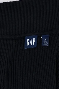 Vintage 90s Black Ribbed Turtleneck