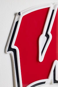 Wisconsin Badgers Logo LED Neon Sign