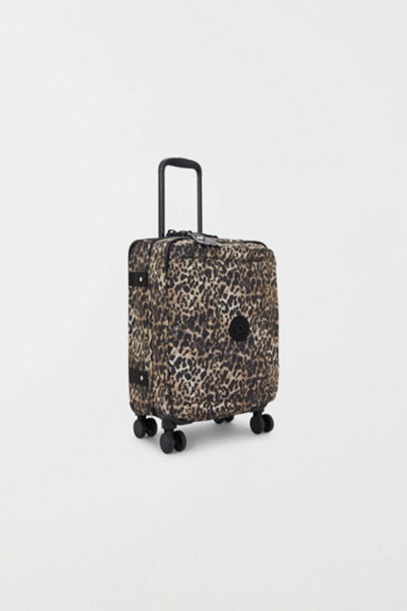 Kipling Spontaneous Leopard Carry-On Rolling Luggage