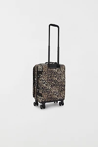 Kipling Spontaneous Leopard Carry-On Rolling Luggage