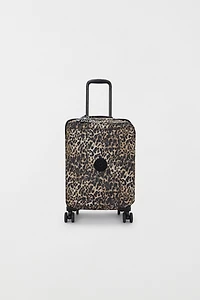 Kipling Spontaneous Leopard Carry-On Rolling Luggage