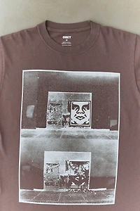 OBEY Destroyed Icon Photo Graphic Tee