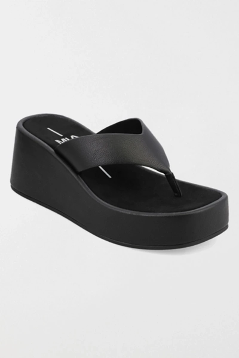 MIA Niccola Platform Wedge Thong Sandal