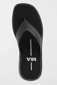 MIA Niccola Platform Wedge Thong Sandal