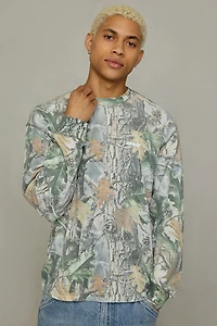 OBEY League Graphic Thermal Long Sleeve Tee