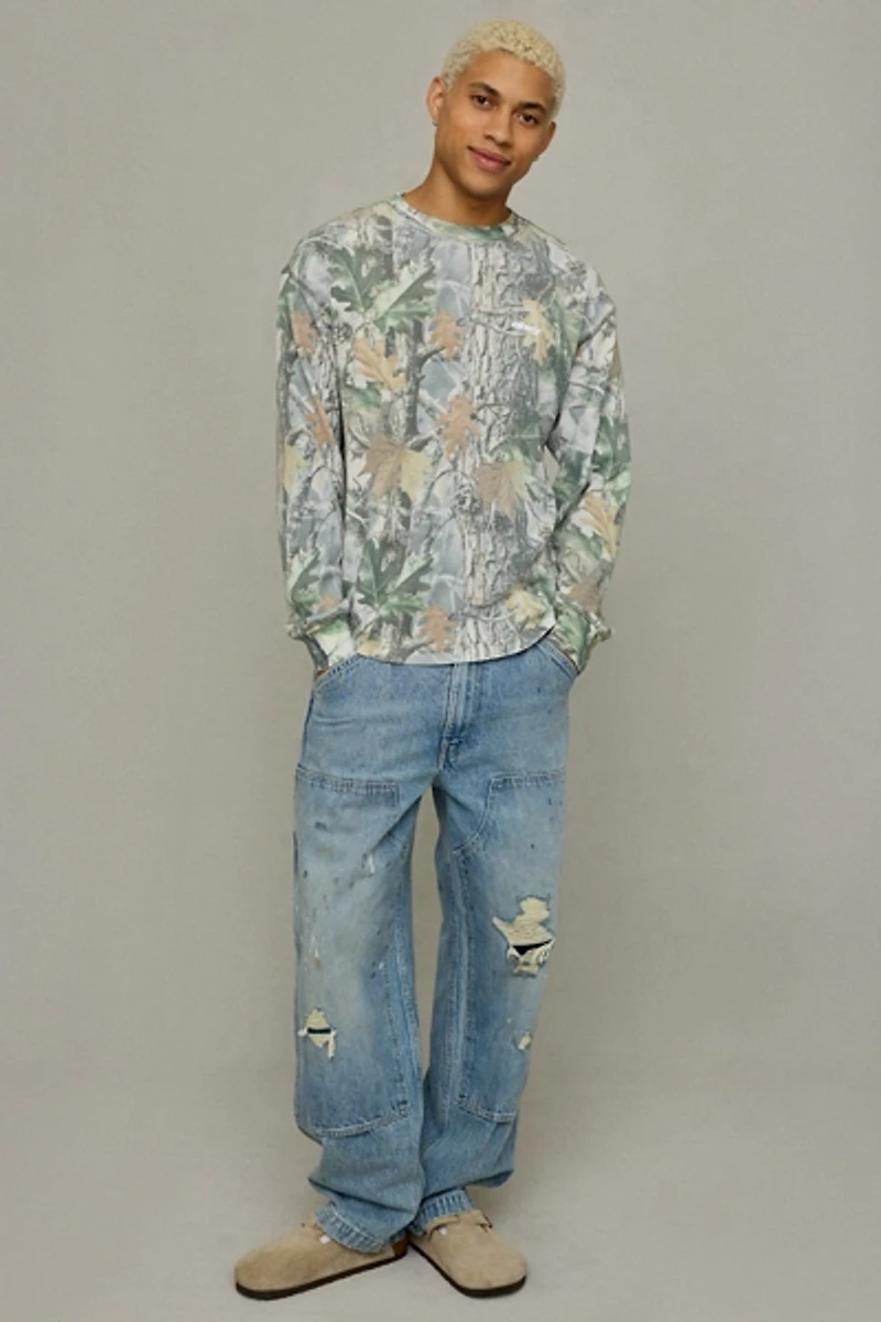 OBEY League Graphic Thermal Long Sleeve Tee