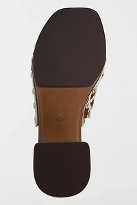 MIA Emmerie Heeled Mule Wooden Sandal