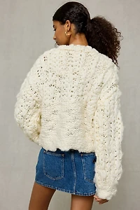 Kimchi Blue Misty Chunky Hand Knit Cardigan