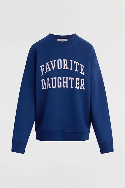 Favorite Daughter Collegiate Graphic Crew Neck Pullover