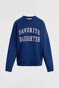 Favorite Daughter Collegiate Graphic Crew Neck Pullover