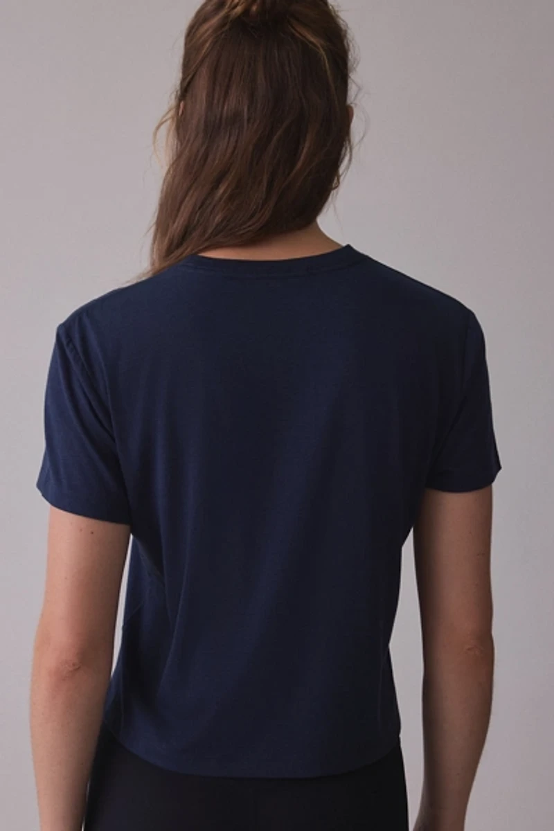 Favorite Daughter Sister Graphic Cropped Tee
