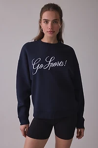 Favorite Daughter Go Sports Graphic Crew Neck Pullover