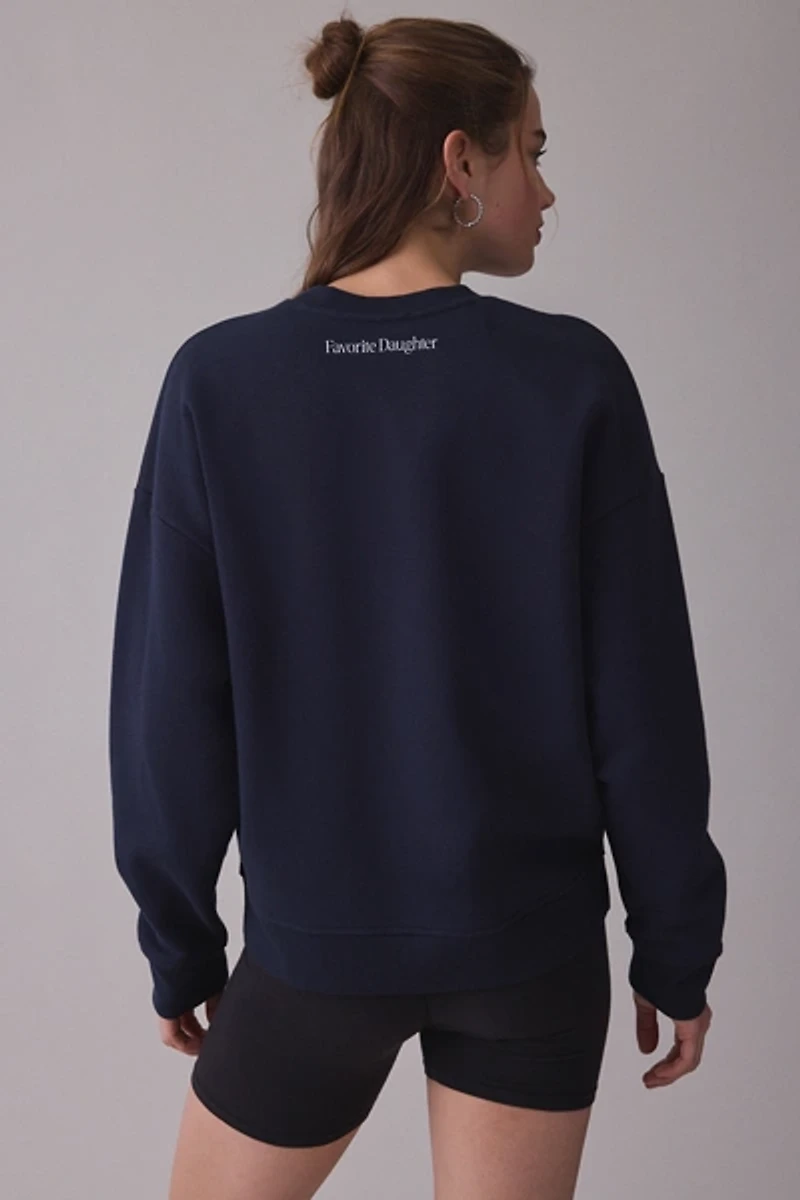 Favorite Daughter Go Sports Graphic Crew Neck Pullover