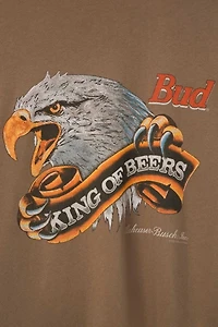 Junk Food Budweiser King of Beers Eagle Tee