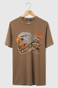 Junk Food Budweiser King of Beers Eagle Tee