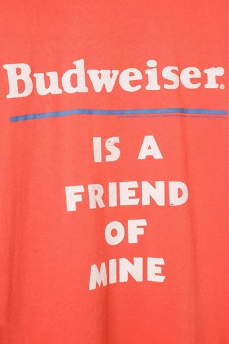 Junk Food Budweiser is a Friend of Mine Tee