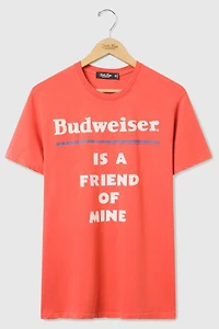 Junk Food Budweiser is a Friend of Mine Tee