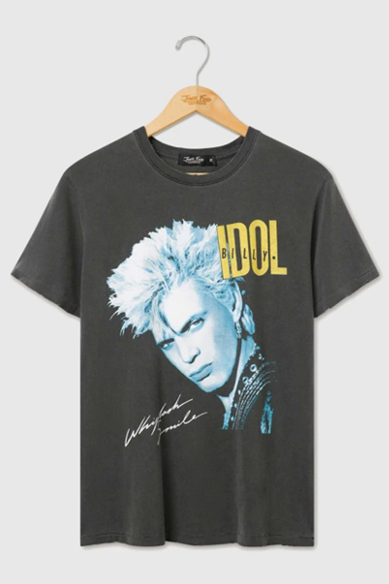 Junk Food Billy Idol 1987 North American Tour Tee