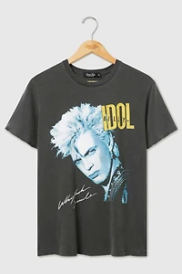 Junk Food Billy Idol 1987 North American Tour Tee