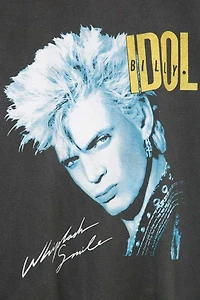 Junk Food Billy Idol 1987 North American Tour Tee