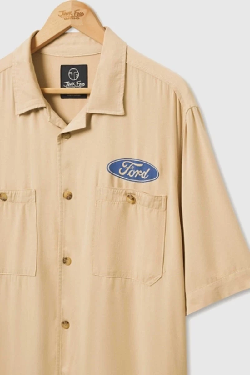 Junk Food Ford Mustang Camp Shirt