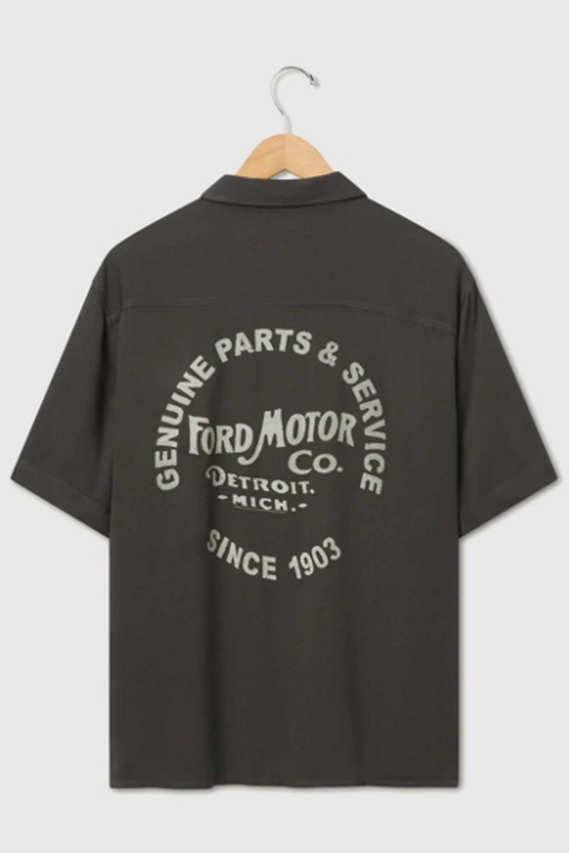 Junk Food Ford Motor Co. Camp Shirt