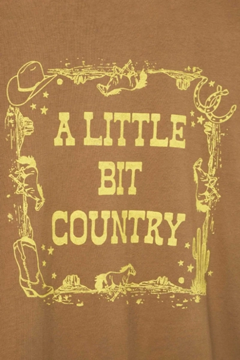 Junk Food A Little Bit Country Tee