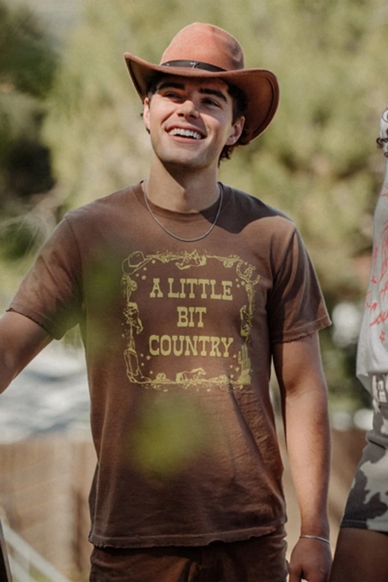 Junk Food A Little Bit Country Tee