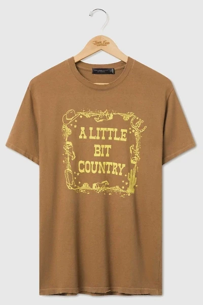Junk Food A Little Bit Country Tee