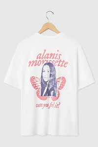 Junk Food Alanis Morisette Can You Feel It Hockey Tee