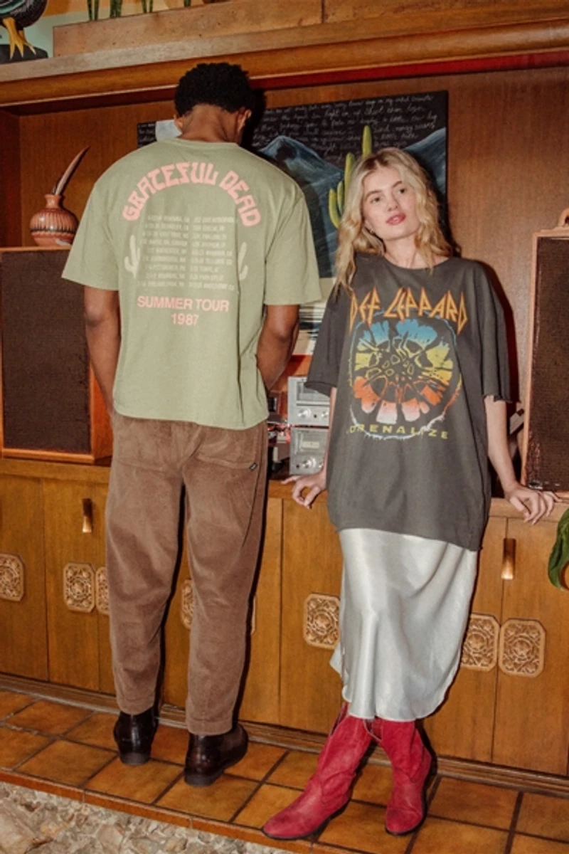 Junk food Def Leppard Adrenalize Biggie Tee