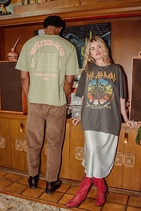 Junk food Def Leppard Adrenalize Biggie Tee