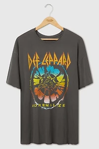 Junk food Def Leppard Adrenalize Biggie Tee