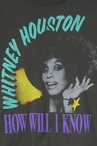 Junk Food Whitney Houston How Will I Know Oversized Tee
