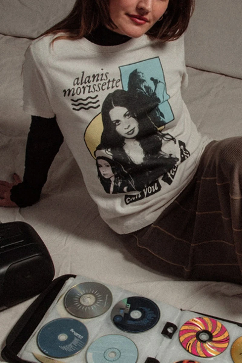 Junk Food Alanis Morisette Can You Feel It Tee