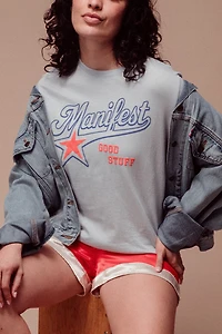 Junk Food Manifest the Good Stuff Tee