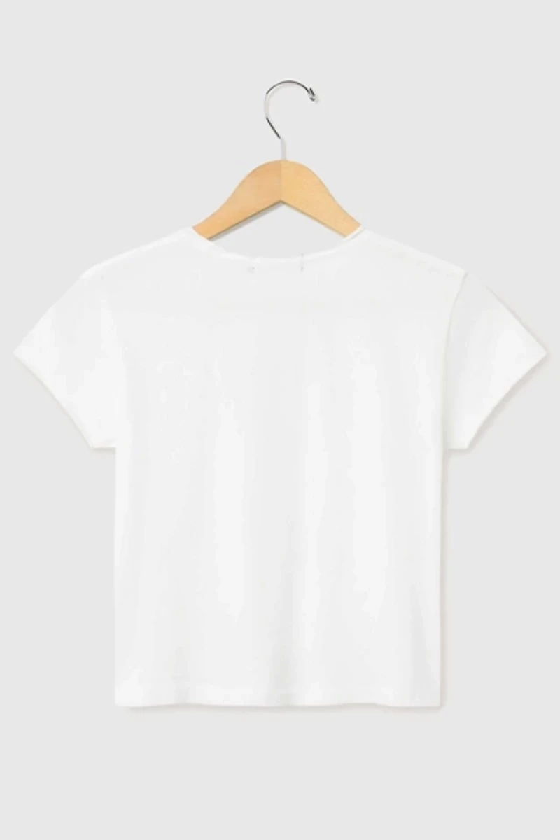 Junk Food Giddy Up Snoopy Baby Tee